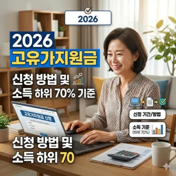 고유가지원금 2026년 신청 방법 및 소득 하위 70% 기준