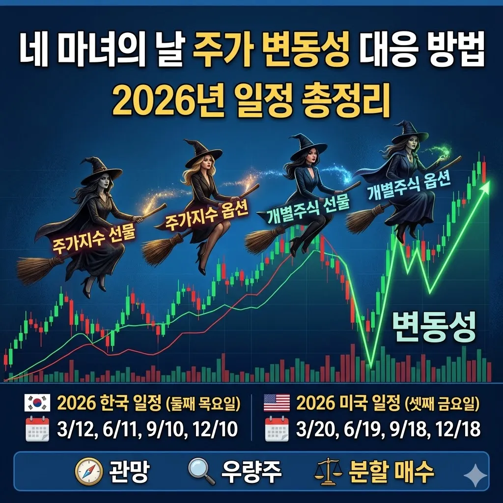 네마녀의 날 주가 변동성 대응 방법 및 2026년 일정 총정리