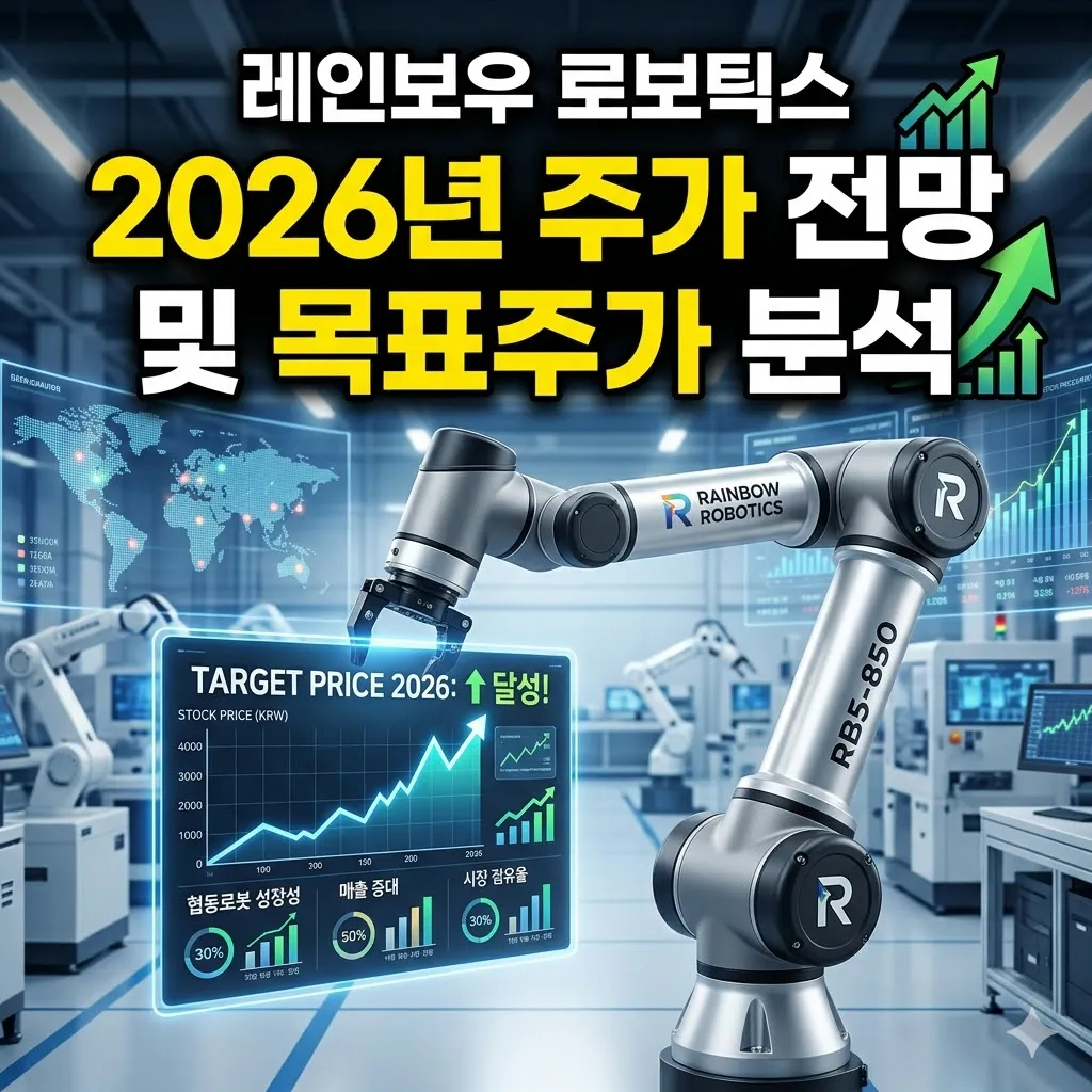 레인보우 로보틱스 주가 전망 및 목표주가 분석(2026년)
