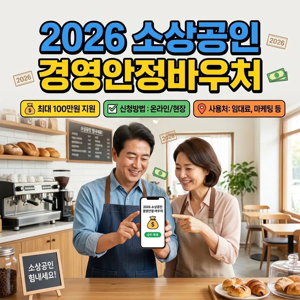 소상공인 경영안정바우처 신청방법과 지원 금액 사용처 안내(2026년)