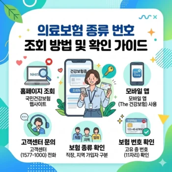 의료보험 종류 번호 조회 방법 및 확인 가이드