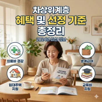 차상위계층 혜택 및 선정 기준 총정리
