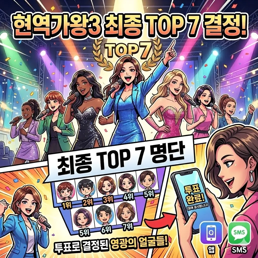 현역가왕 3 투표하기 참여하고 최종 TOP 7 결정하기