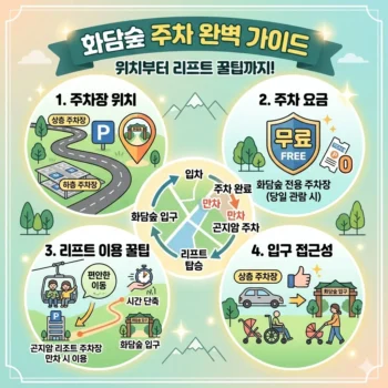 화담숲 주차장 위치부터 리프트 꿀팁까지! 주차 요금 완벽 가이드