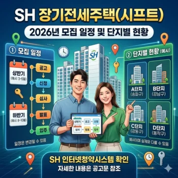 SH 장기전세주택(시프트) 2026년 모집 일정 및 단지별 현황