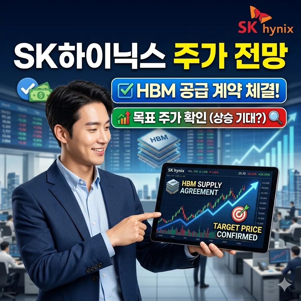 SK하이닉스 주가 전망 HBM 공급 계약 및 목표 주가 확인