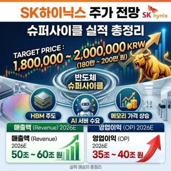 SK하이닉스 주가 전망 반도체 슈퍼사이클 기반 실적 예상치 총정리