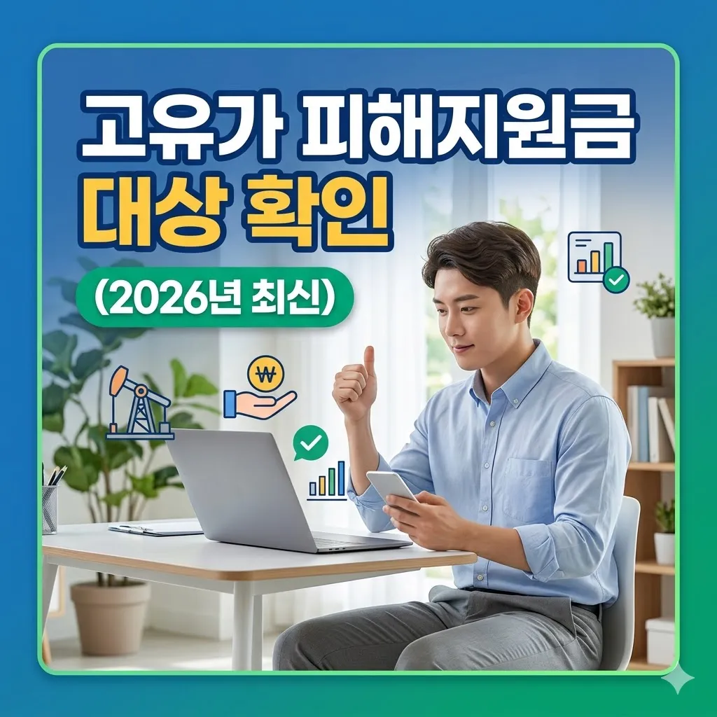 고유가피해지원금 대상 확인(2026년 최신)