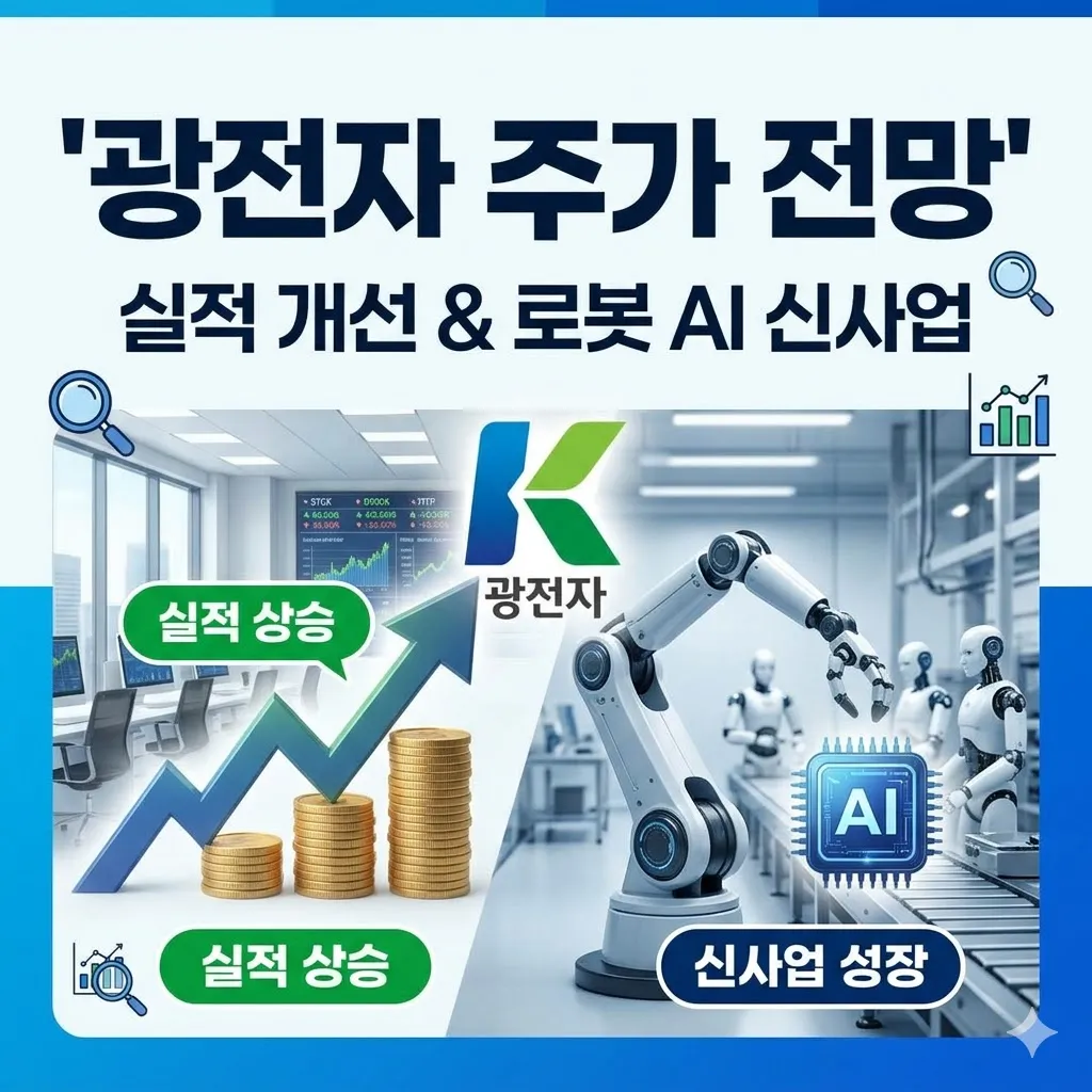 광전자 주가 전망 실적 개선과 로봇 AI 신사업 성장성 확인