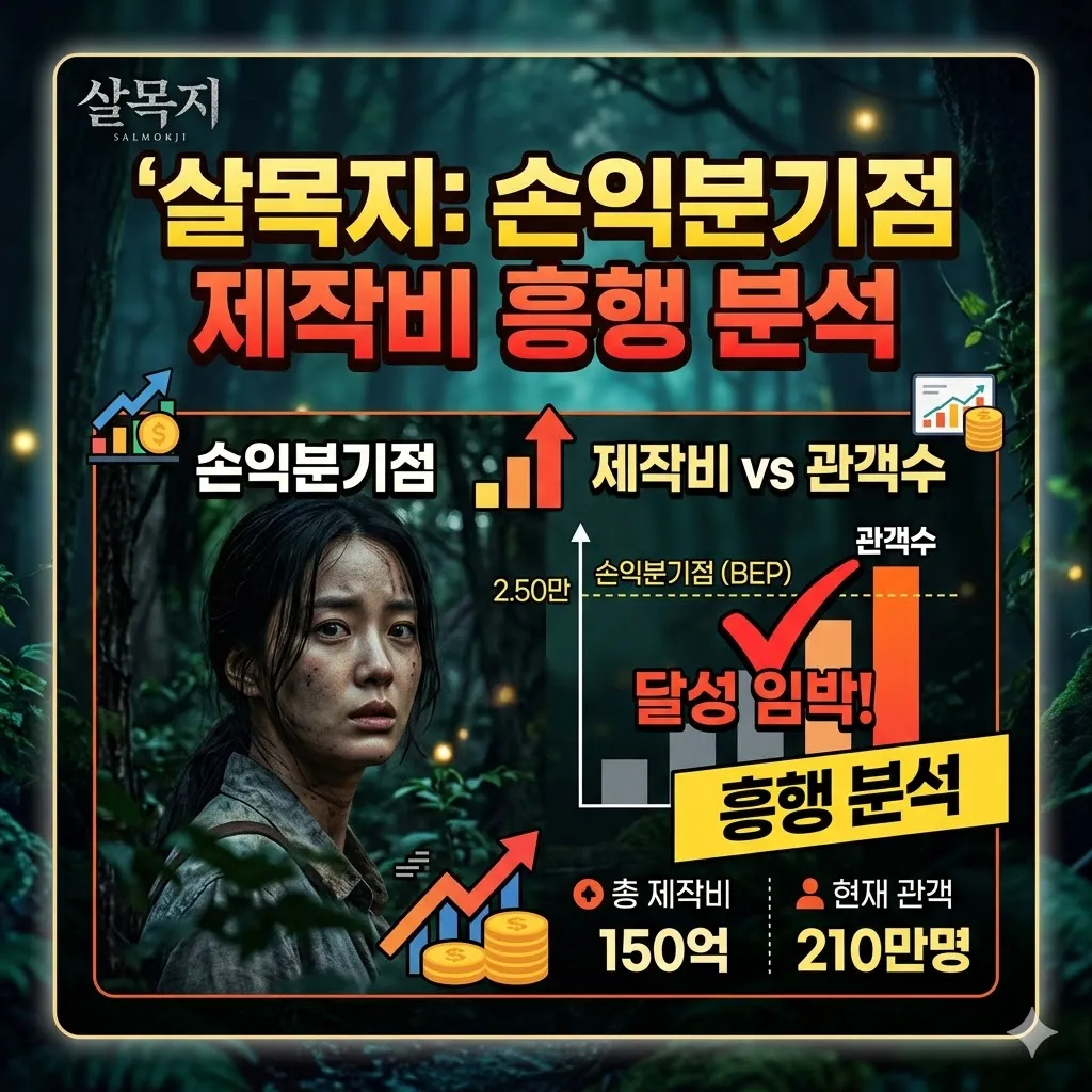 살목지 손익분기점 제작비 흥행 분석