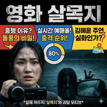 살목지 흥행 이유 및 살목지 영화 예매율은? 이혜윤 영화 살목지 실화인가?