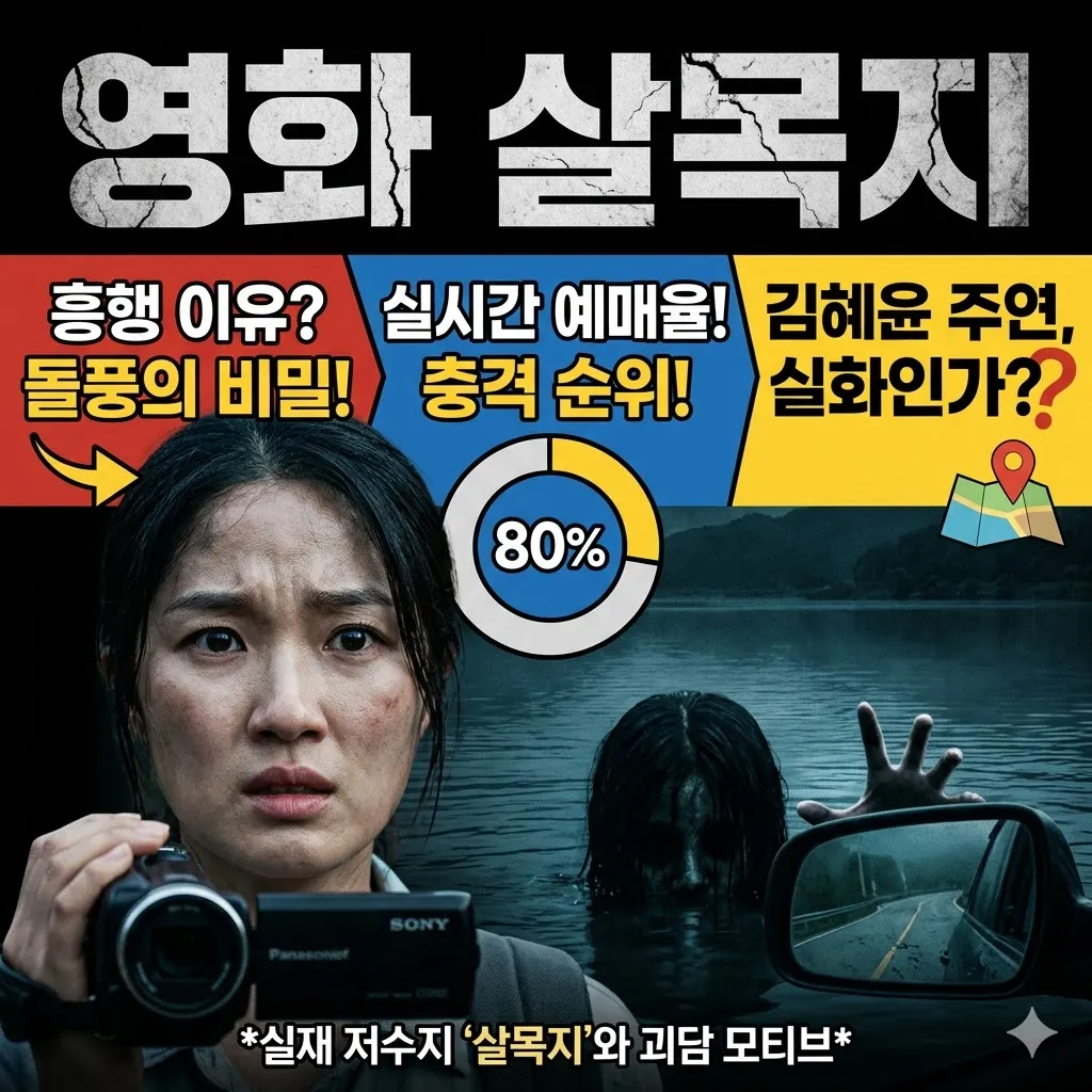 살목지 흥행 이유 및 살목지 영화 예매율은? 이혜윤 영화 살목지 실화인가?