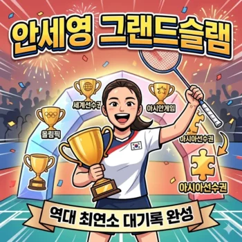 안세영 그랜드슬램, 역대 최연소 대기록 완성