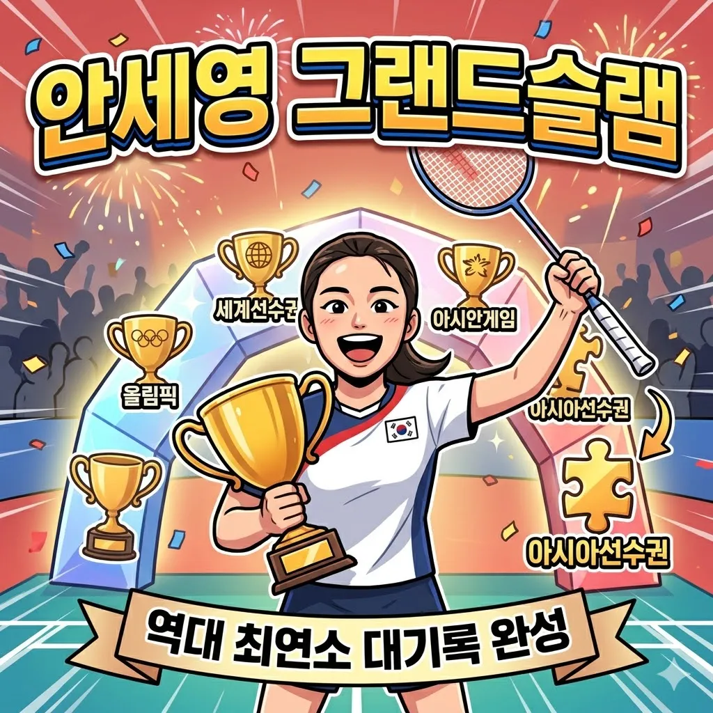 안세영 그랜드슬램, 역대 최연소 대기록 완성