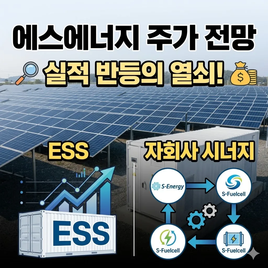 에스에너지 주가 전망 실적 반등의 열쇠는 ESS와 자회사 시너지