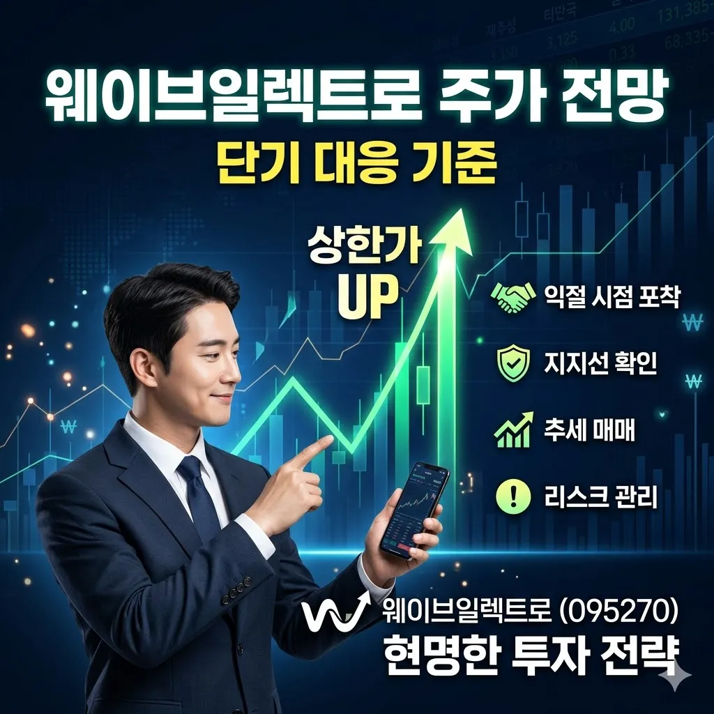 웨이브일렉트로 주가 전망, 상한가 이후 단기 대응 기준