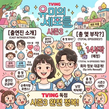 유미의 세포들 시즌3 출연진 소개 및 몇부작