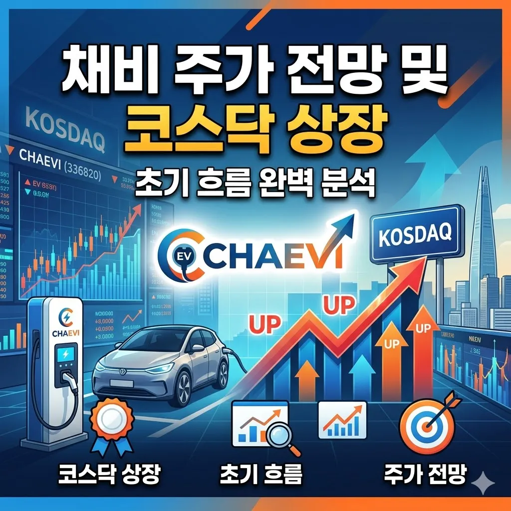 채비 주가 전망 및 코스닥 상장 초기 흐름 분석