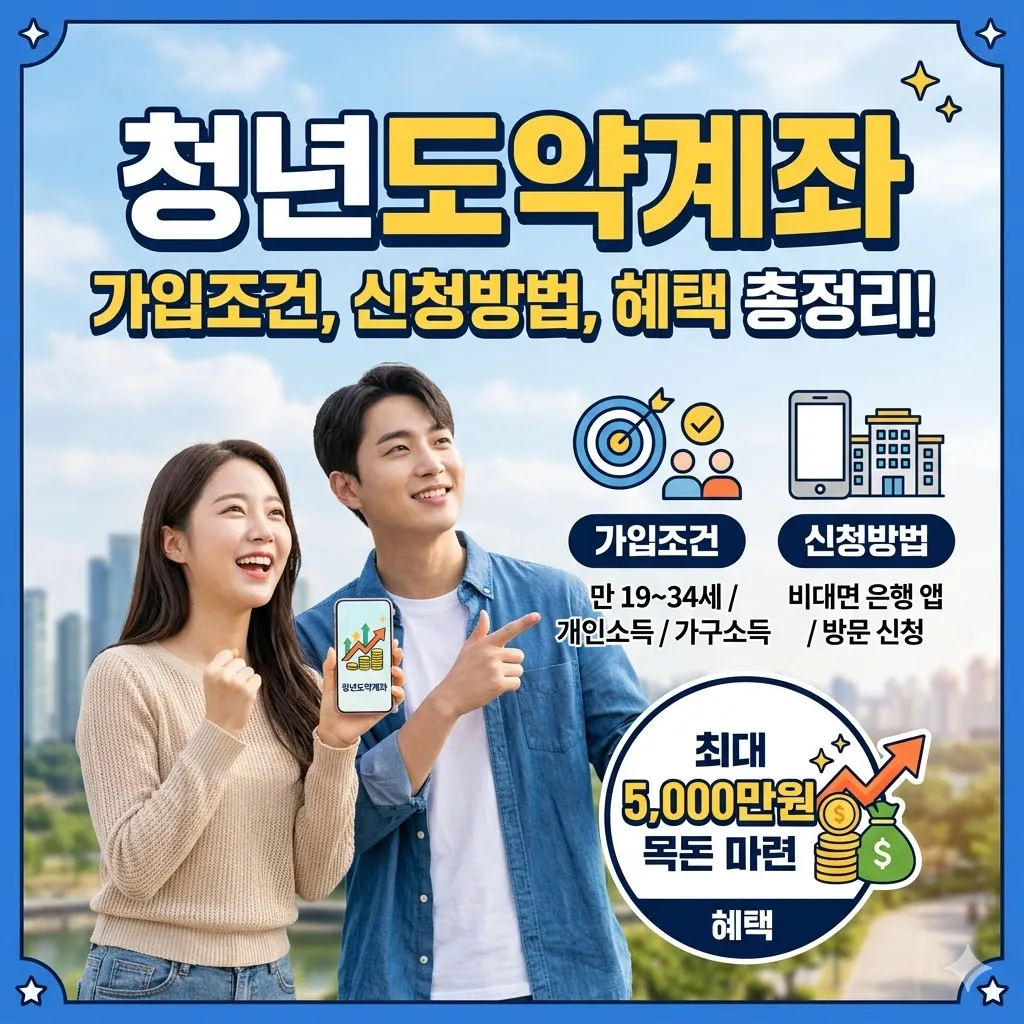 청년도약계좌 가입조건 소득 기준 및 가구원 범위 안내(2026년)