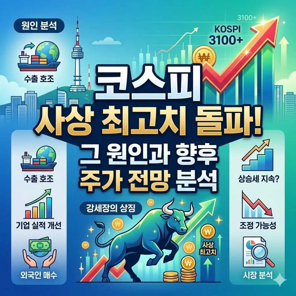 코스피 사상 최고치 돌파 원인과 향후 주가 전망 분석