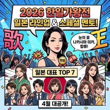 한일 가왕전 일본 가수 라인업과 나카시마 미카 멘토 합류 정보