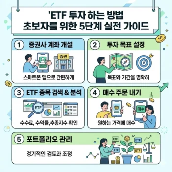 ETF 투자 하는 방법 초보자를 위한 5단계 실전 가이드