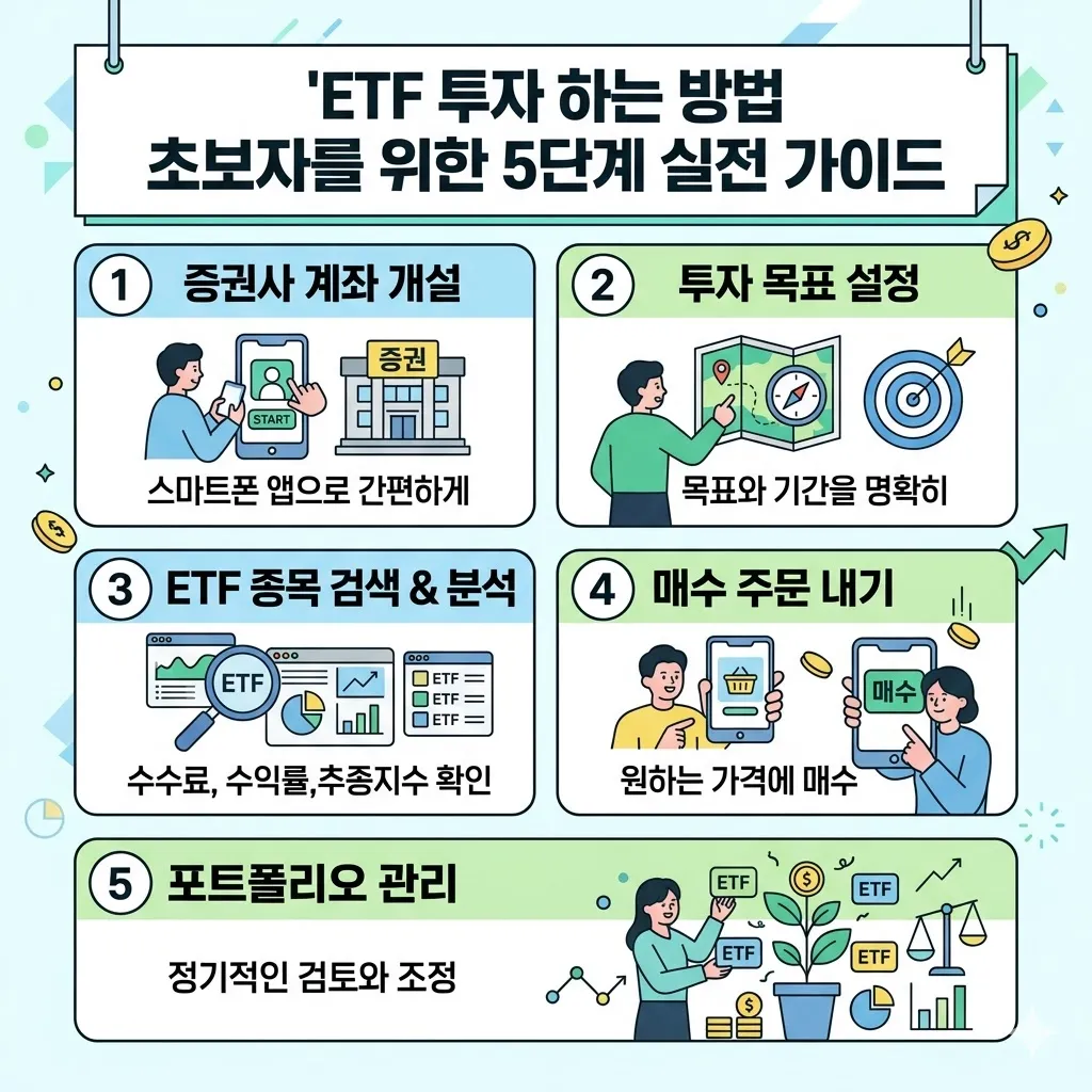 ETF 투자 하는 방법 초보자를 위한 5단계 실전 가이드