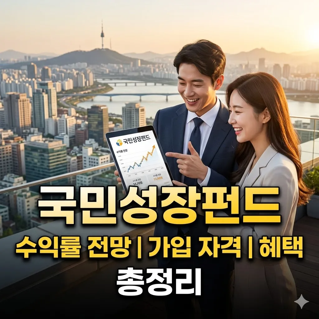 국민성장펀드 수익률 전망 가입 자격 및 혜택 총정리