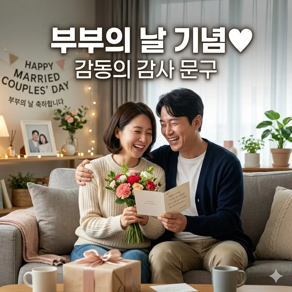 부부의 날 기념일 유래와 배우자를 감동시키는 감사 문구 모음