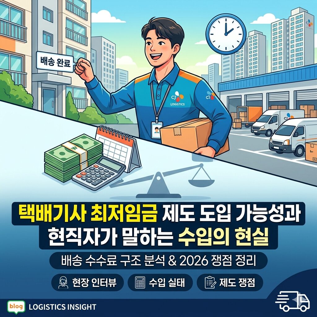 택배기사 최저임금 제도 도입 가능성과 현직자가 말하는 수입의 현실