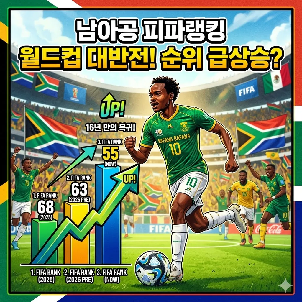 남아공 피파랭킹 순위 및 주요 경기 결과가 미친 남아공 피파랭킹 영향 분석