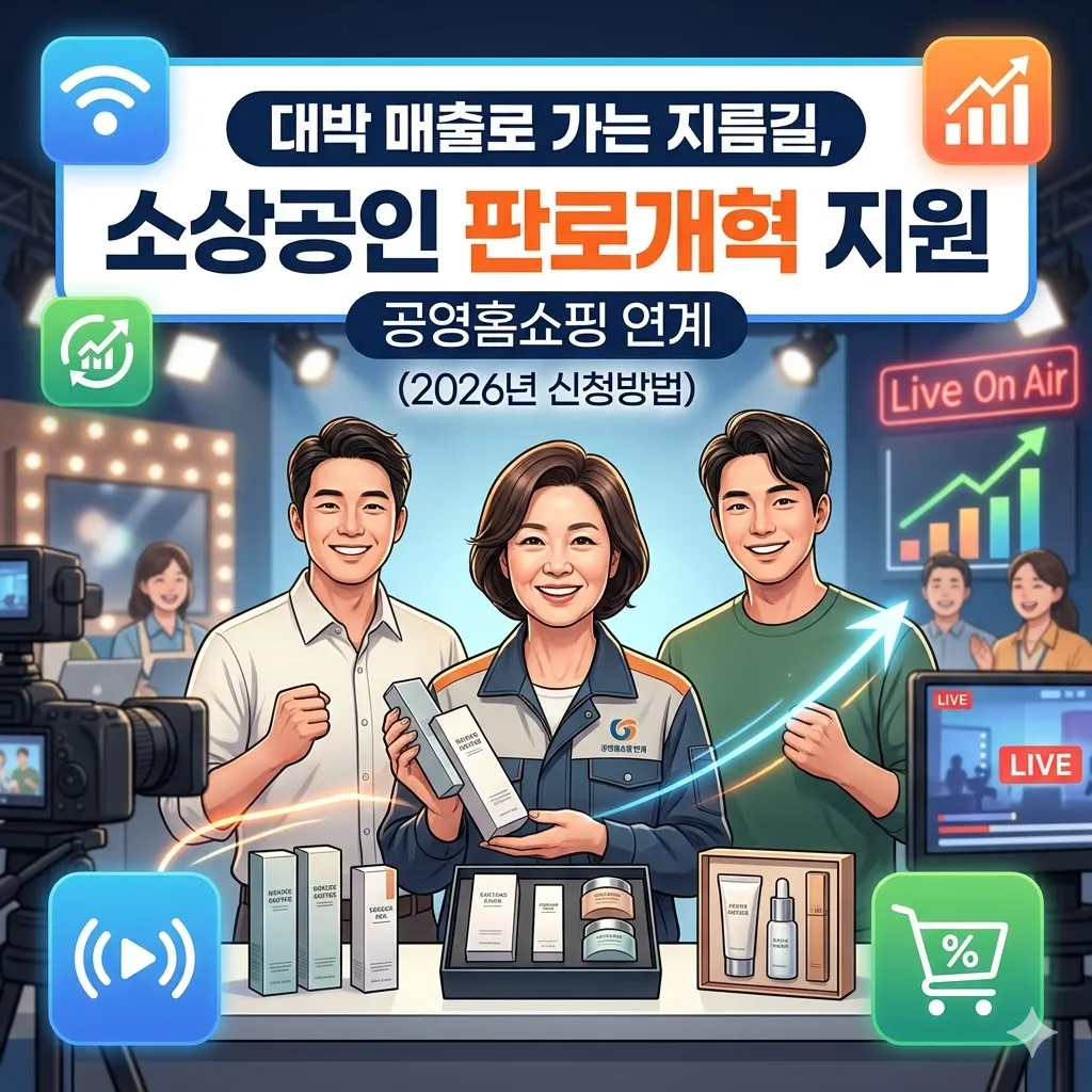 소상공인 판로개혁 지원 (공영홈쇼핑 연계) 조건과 신청 절차 총정리