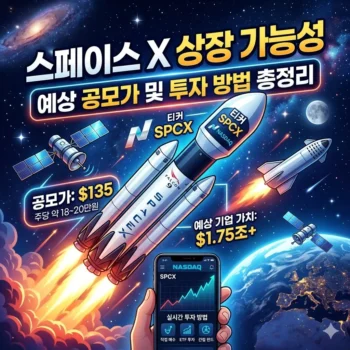 스페이스 X 상장 가능성과 예상 공모가 및 투자 방법 총정리