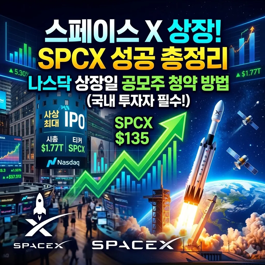 스페이스 X 상장일 공모주 일정 및 국내 스페이스 X 투자자 청약 방법 총정리