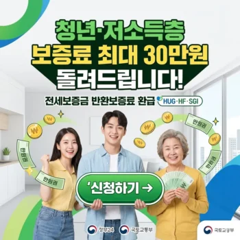전세보증금 반환보증료 지원 2026년 신청 자격 환급 방법 총정리