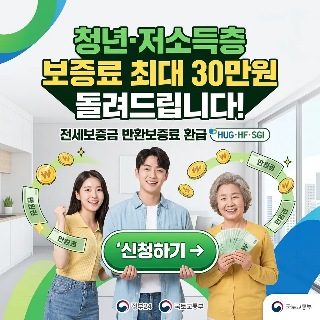 전세보증금 반환보증료 지원 2026년 신청 자격 환급 방법 총정리