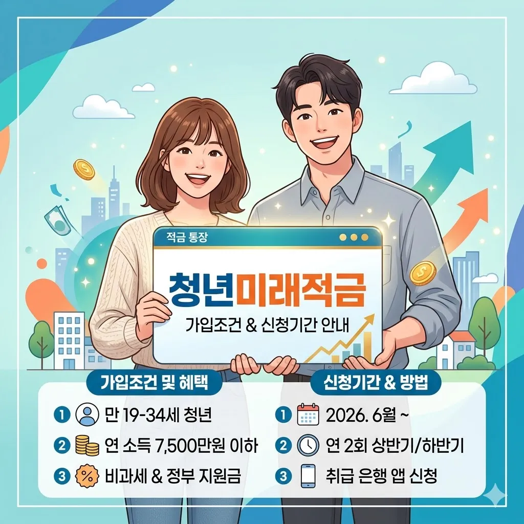 청년미래적금 가입조건과 꼭 알아야 할 신청기간 안내