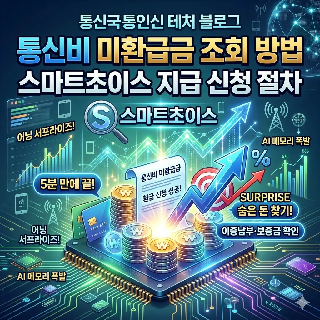 통신비 미환급금 조회 방법 및 통신비 미환급금 지급 신청 방법