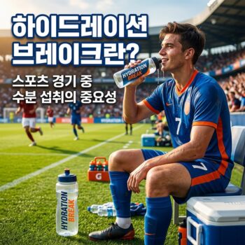 하이드레이션 브레이크란 무엇인가 스포츠 경기 중 수분 섭취의 중요성