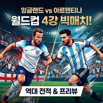 잉글랜드 아르헨티나 월드컵 4강전 전력 분석 잉글랜드 아르헨티나 역대 전적과 메키벌 빅매치 4강 경기 시간