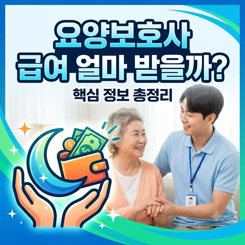 요양보호사 급여 얼마 받을까 2026년 최저시급 기준 요양보호사 급여 및 근무형태별 통장 입금액