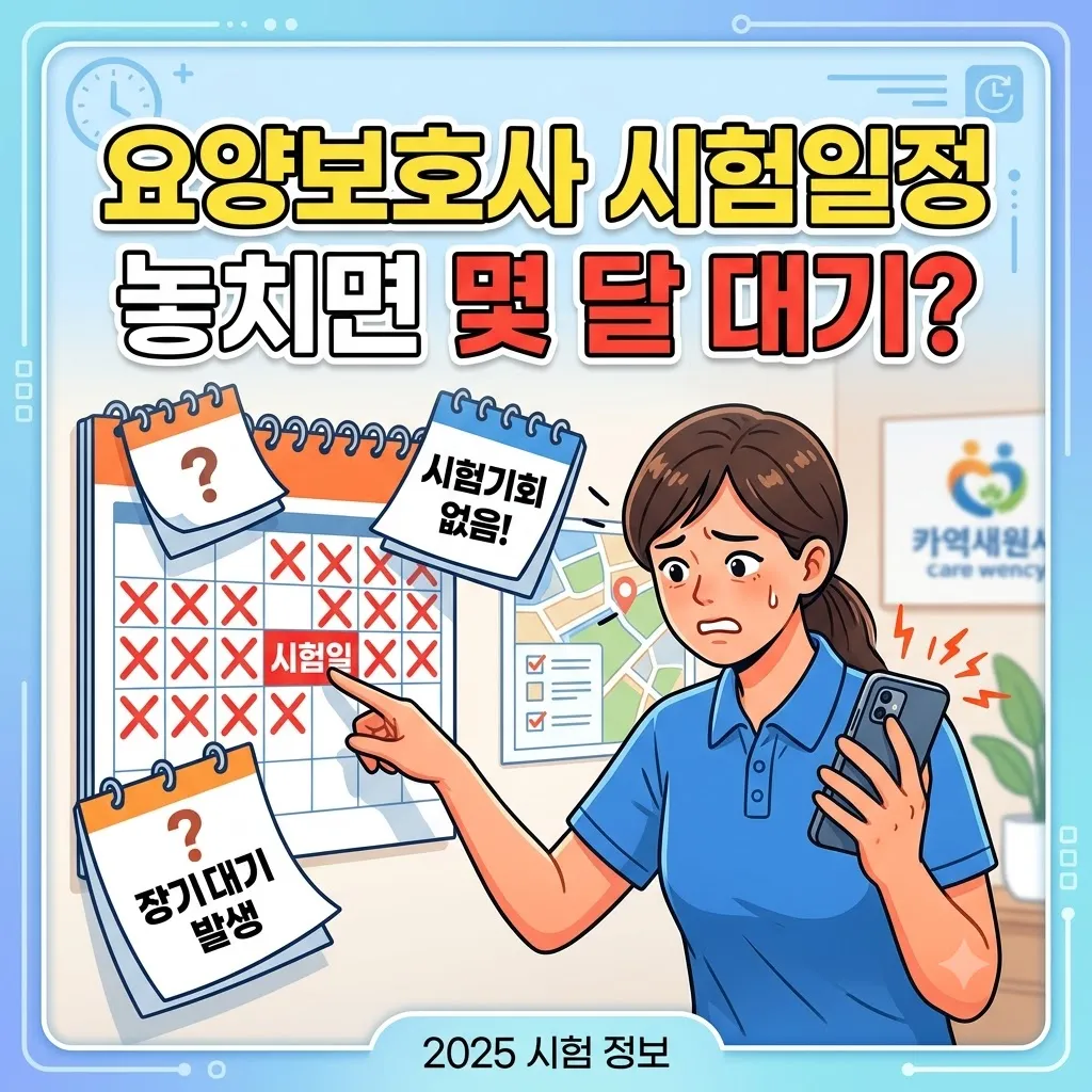 요양보호사 시험일정 놓치면 몇 달 대기 국시원 센터별 요양보호사 시험일정 잔여 좌석 확보 전략