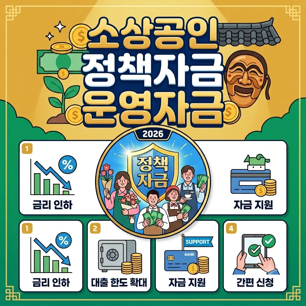 소상공인 정책자금 운영자금 시설자금 종류별 금리와 접수 방법