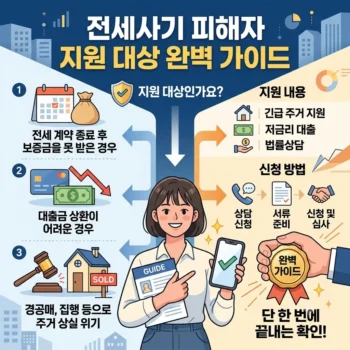 전세사기 피해자 지원 대상 지원 완벽 가이드
