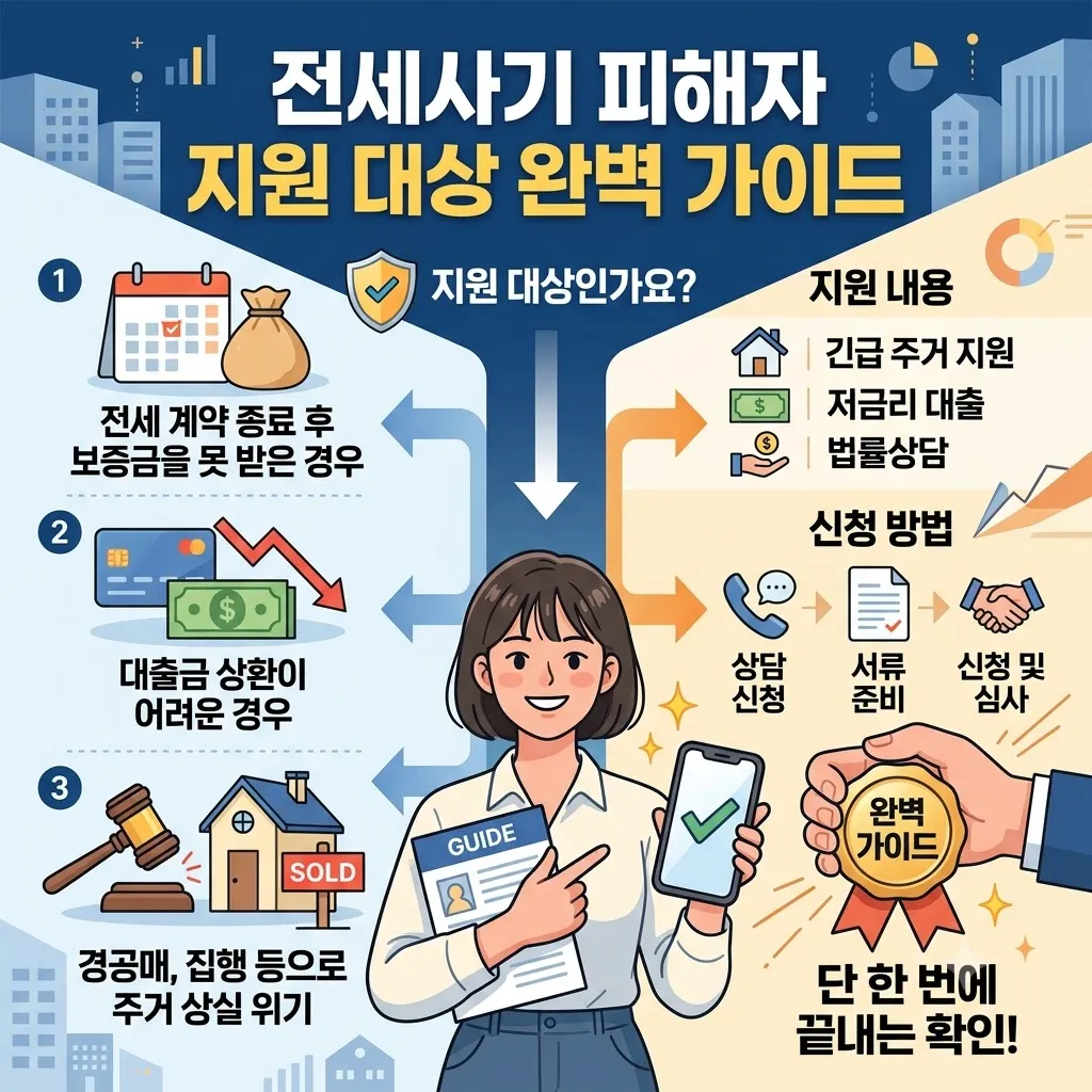 전세사기 피해자 지원 대상 지원 완벽 가이드