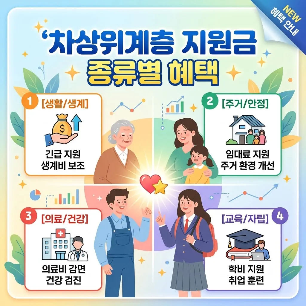 차상위계층 지원금 종류별 혜택과 2026년 소득기준 신청방법