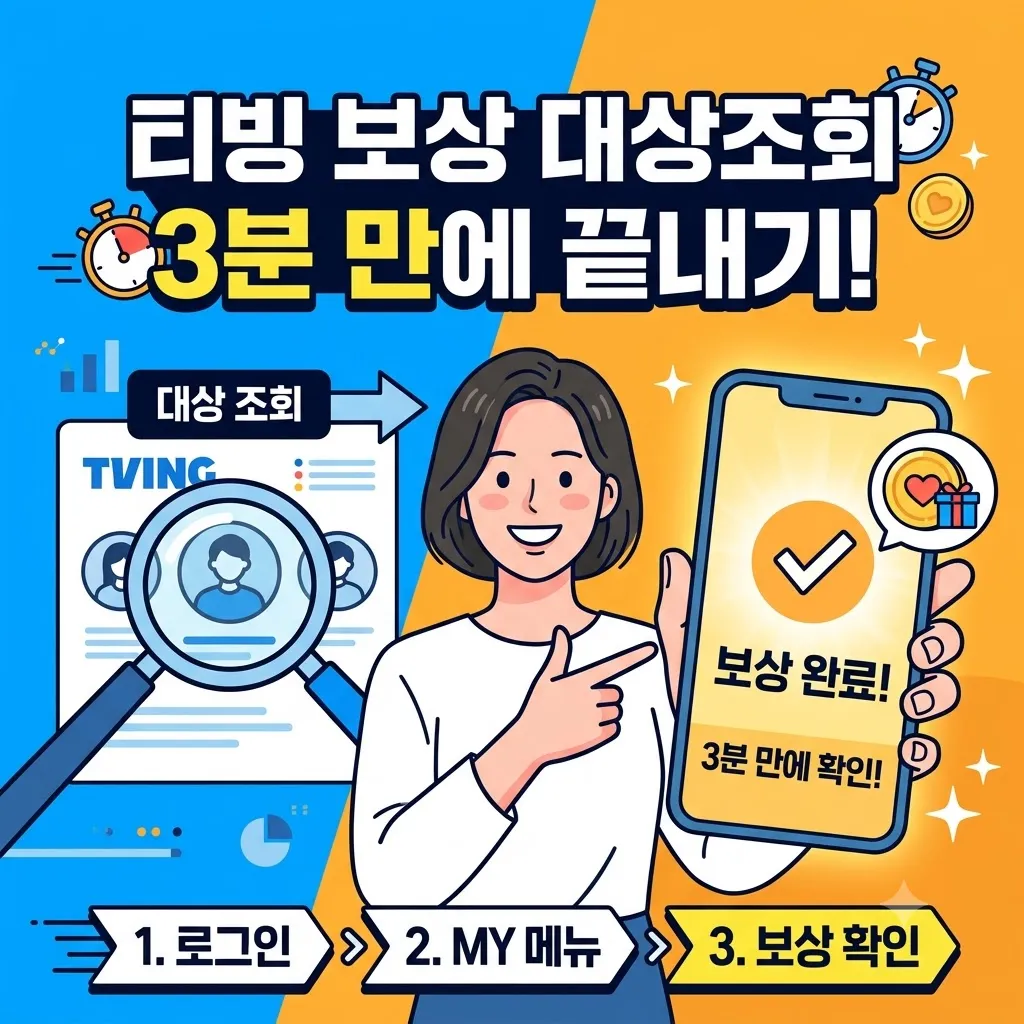 티빙 보상 대상조회